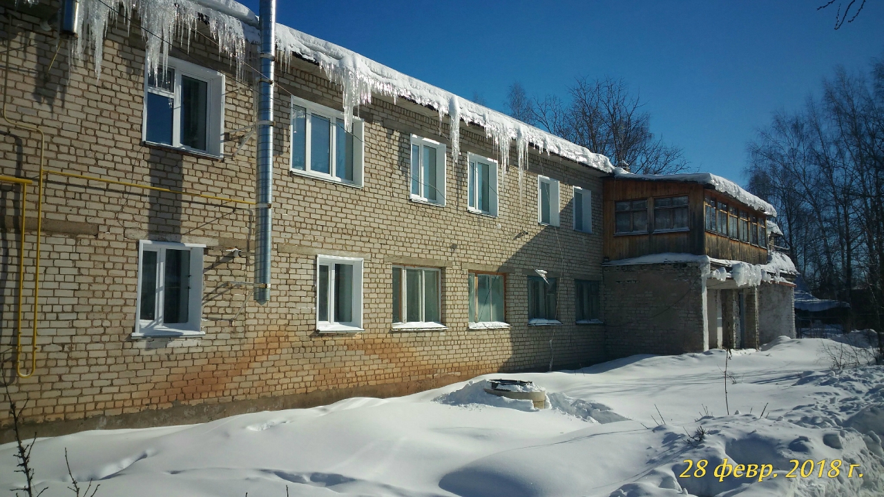 Здание наркологического отделения, пищеблок, Кировская область, Советский район, д. Грехово, ул. Красная, д. 6