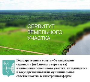 Государственная услуга «Установление сервитута (публичного сервитута) в отношении земельного участка, находящегося в государственной или муниципальной собственности» в электронной форме